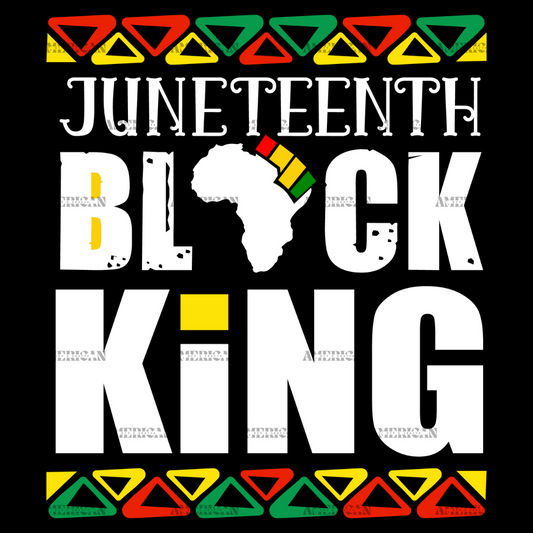 Juneteenth Black King DTF Transfer