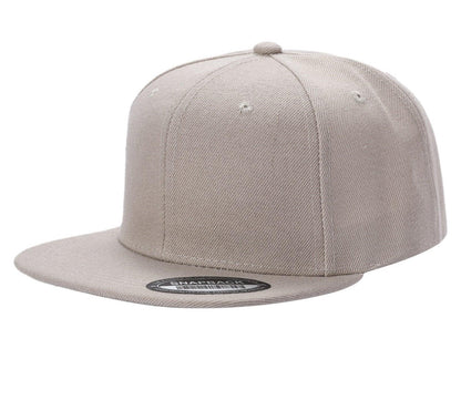 Solid Poly Snapback Caps