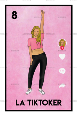 La Tiktoker Dtf Transfer