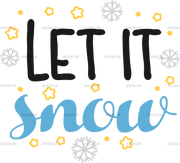 Let It Snow-2 DTF Transfer