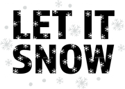 Let It Snow DTF Transfer