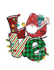 Love Christmas DTF Transfer