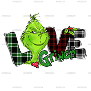 Love Grinch DTF Transfer