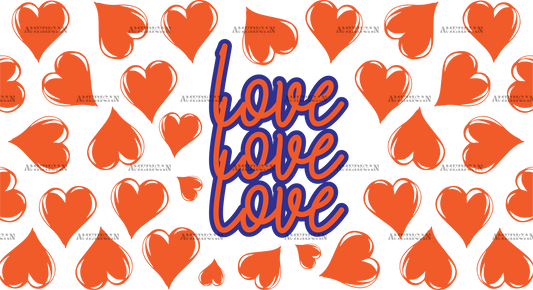 Love Orange-1 UV DTF Transfer