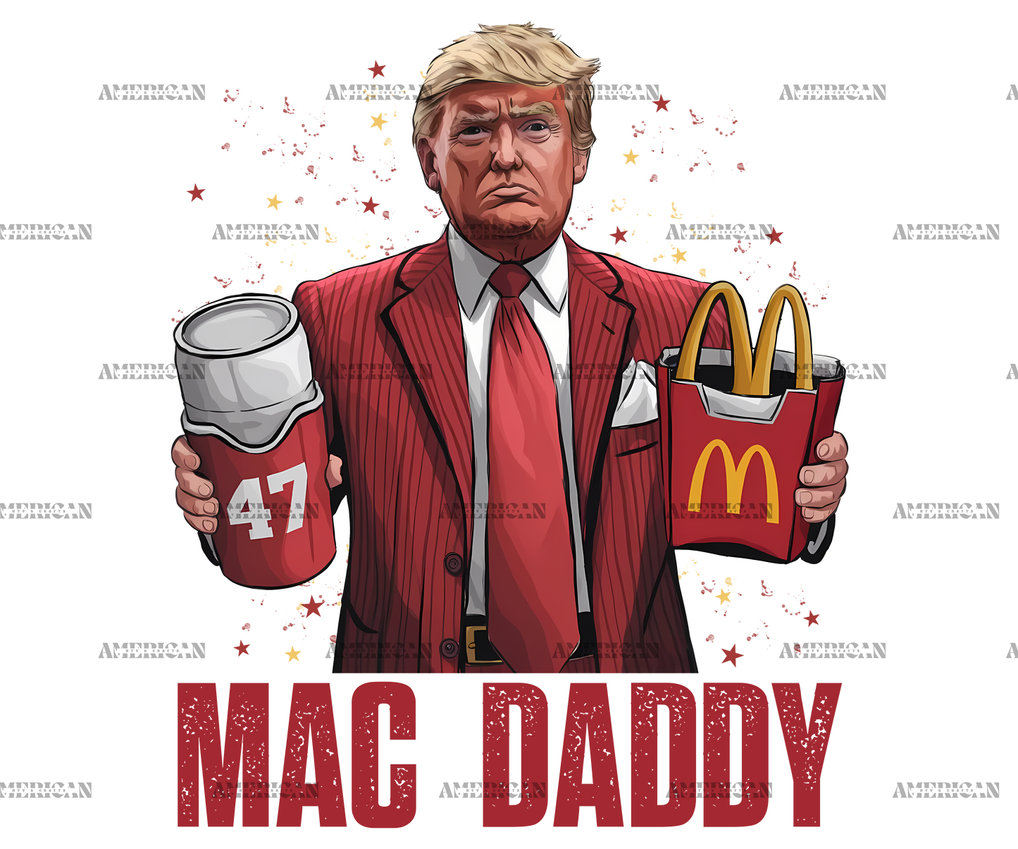 Mac Daddy Trump DTF Transfer