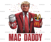 Mac Daddy Trump DTF Transfer