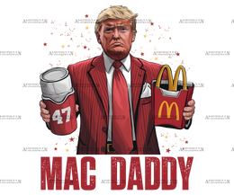 Mac Daddy Trump DTF Transfer