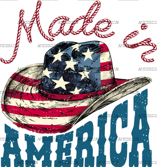 Made In America Hat-1 DTF Transfer