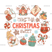 Make This Christmas Sweet DTF Transfer