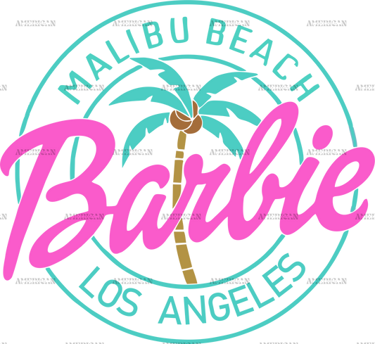 Malibu Beach Barbie DTF Transfer