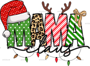 Mama Claus DTF Transfer