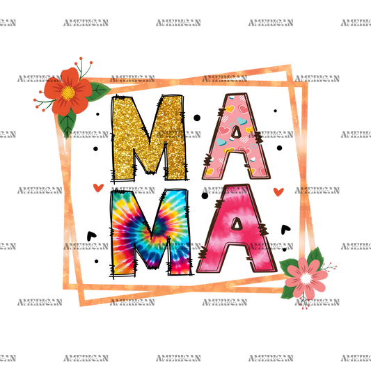 Mama Frame DTF Transfer