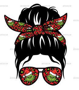 Mama Grinch DTF Transfer
