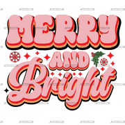 Merry And Bright-11 DTF Transfer