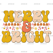 Merry And Bright-14 DTF Transfer