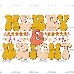 Merry And Bright-14 DTF Transfer