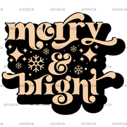 Merry And Bright-17 DTF Transfer