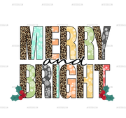 Merry And Bright-2 DTF Transfer