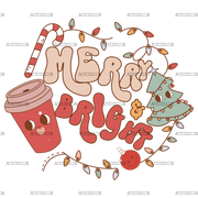 Merry And Bright-9 DTF Transfer