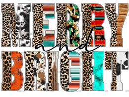 Merry And Bright DTF Transfer