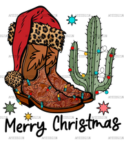 Merry Christmas-10 DTF Transfer