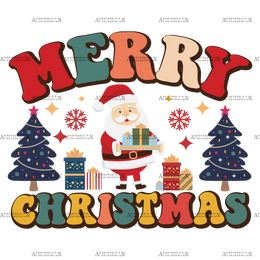 Merry Christmas-12 DTF Transfer