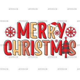 Merry Christmas-14 DTF Transfer