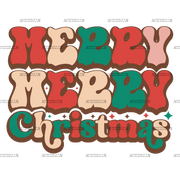 Merry Christmas-15 DTF Transfer