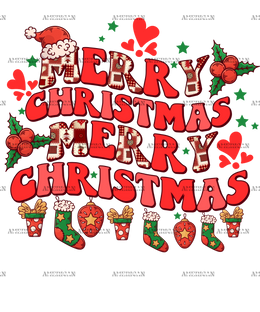 Merry Christmas-22 DTF Transfer