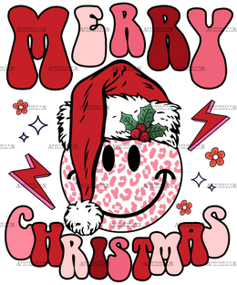 Merry Christmas-5 DTF Transfer