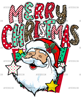 Merry Christmas-8 DTF Transfer
