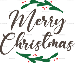 Merry Christmas DTF Transfer