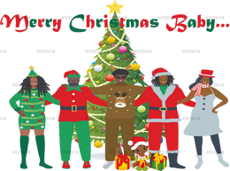 Merry Christmas Baby DTF Transfer