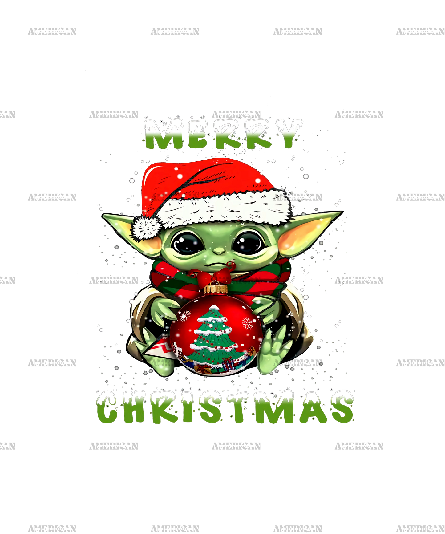 Merry Christmas Baby Grinch DTF Transfer