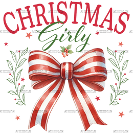 Merry Christmas Bow-2 DTF Transfer