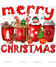 Merry Christmas Coffee-1 DTF Transfer
