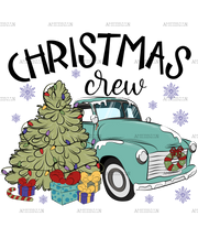Merry Christmas Crew DTF Transfer