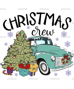 Merry Christmas Crew DTF Transfer
