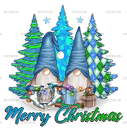 Merry Christmas Gbnomies DTF Transfer
