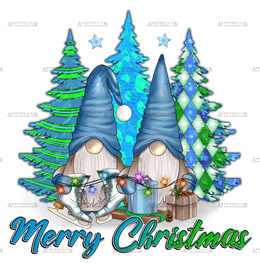 Merry Christmas Gbnomies DTF Transfer