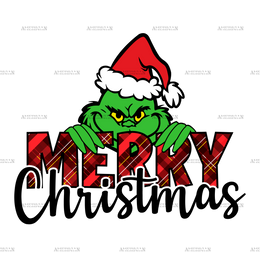 Merry Christmas Grinch DTF Transfer