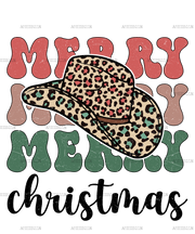 Merry Christmas Hat DTF Transfer
