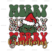 Merry Grinchmas Ball DTF Transfer