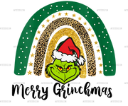 Merry Grinchmas Rainbow-2 DTF Transfer