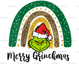 Merry Grinchmas Rainbow-2 DTF Transfer