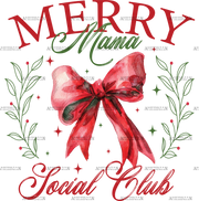 Merry Mama Social Club DTF Transfer