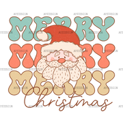 Merry Merry Merry Christmas-9 DTF Transfer