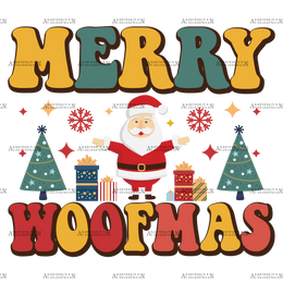 Merry Woofma-1 DTF Transfer