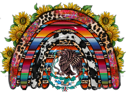 Mexican Rainbow Dtf Transfer