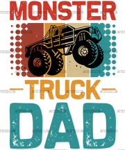 Monster Truck Dad-1 DTF Transfer